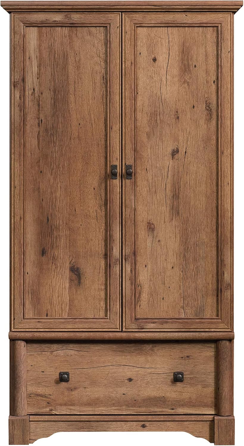 Sauder Palladia Armoire Vintage Oak