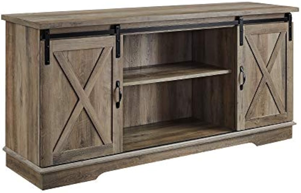 Walker Edison Richmond Barn Door TV Stand