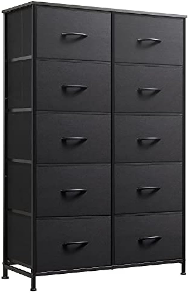 WLIVE 10-Drawer Fabric Dresser