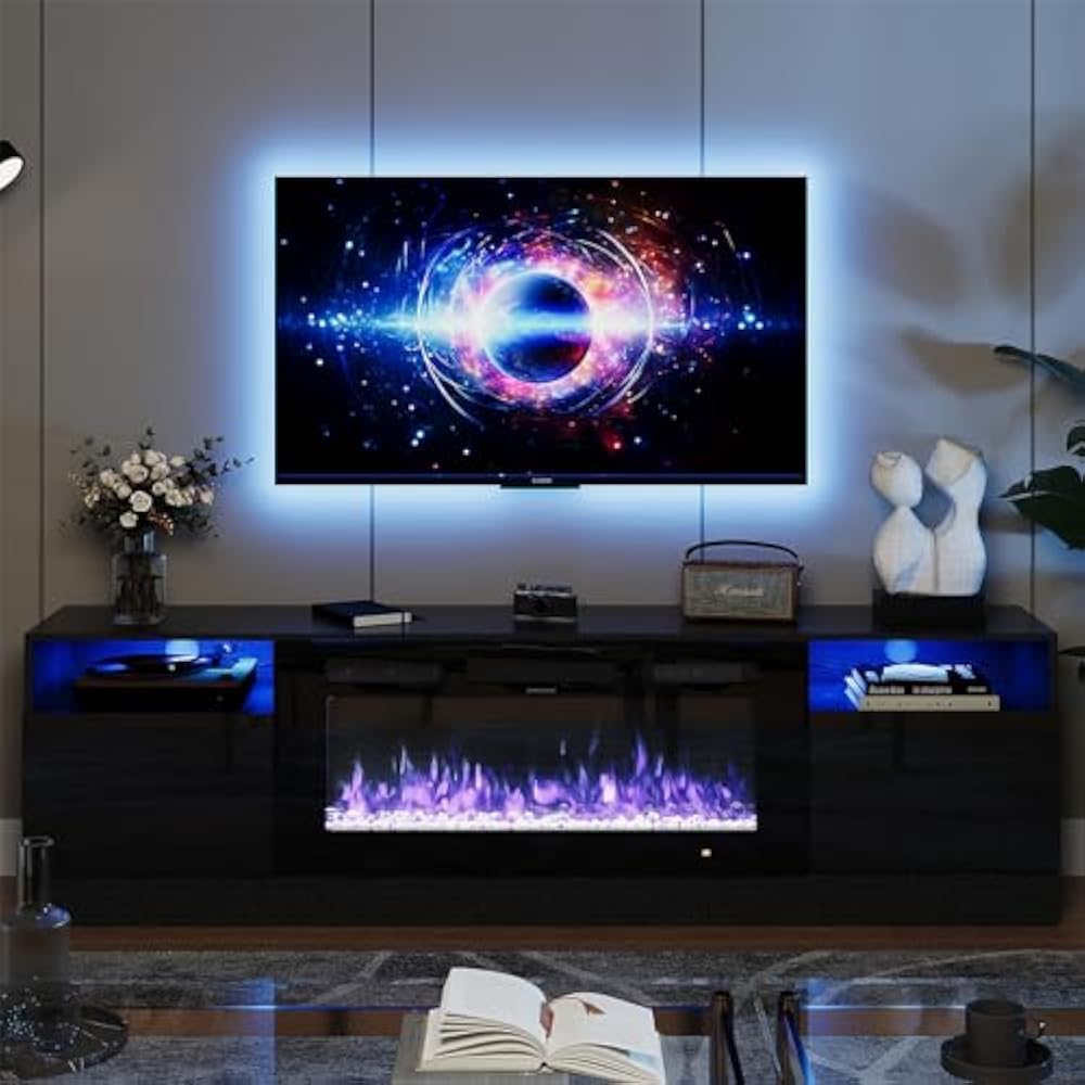 oneinmil 70" Fireplace TV Stand