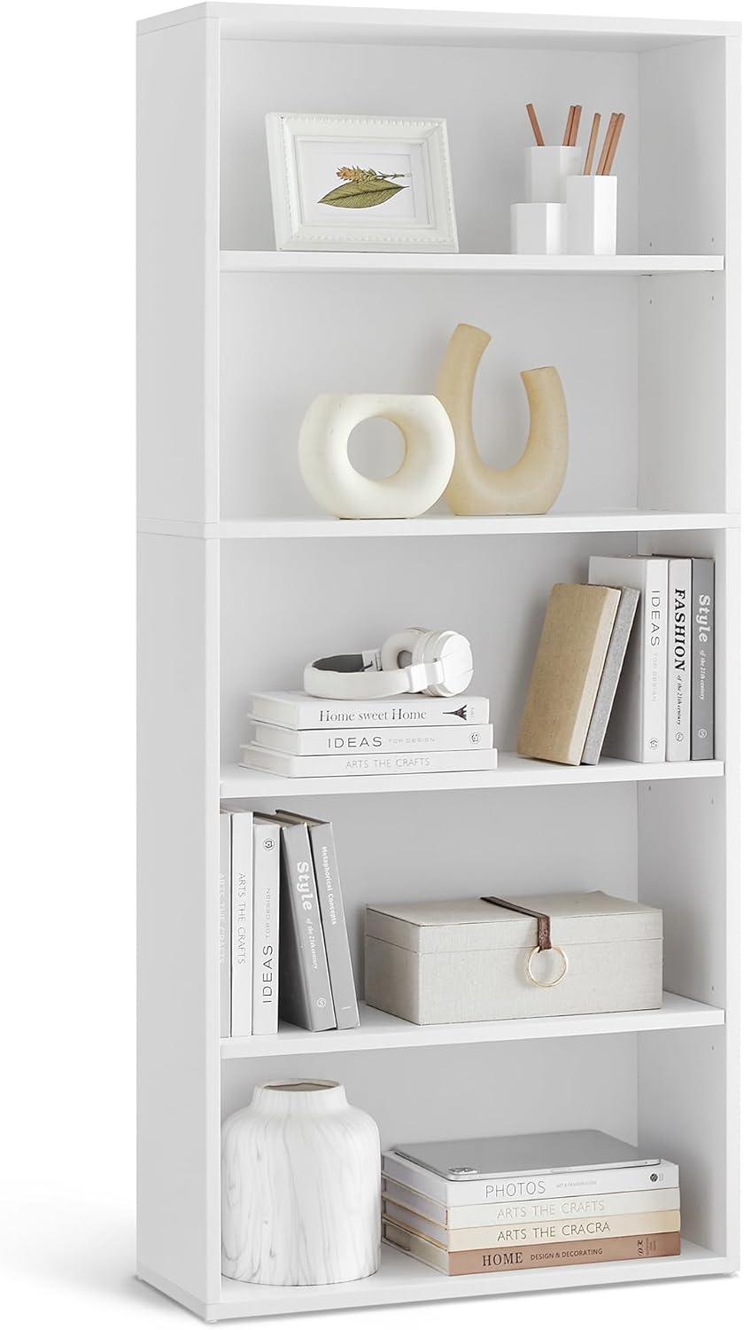 VASAGLE CUSTOS 5-Tier Bookcase