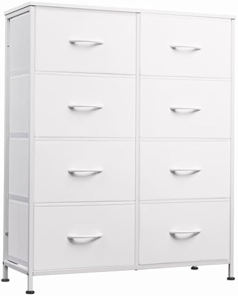 WLIVE 8-Drawer Fabric Tall Dresser
