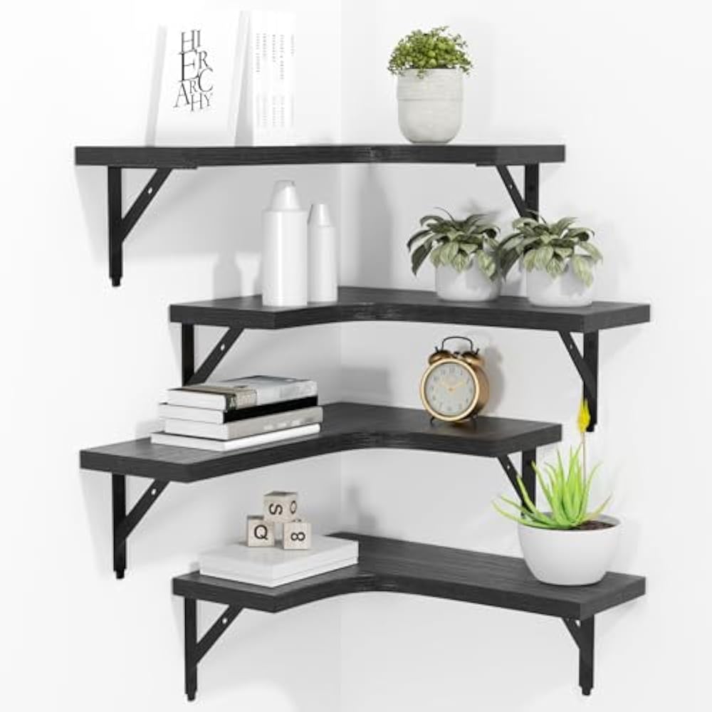 ROMGUAR CRAFT Corner Floating Shelves