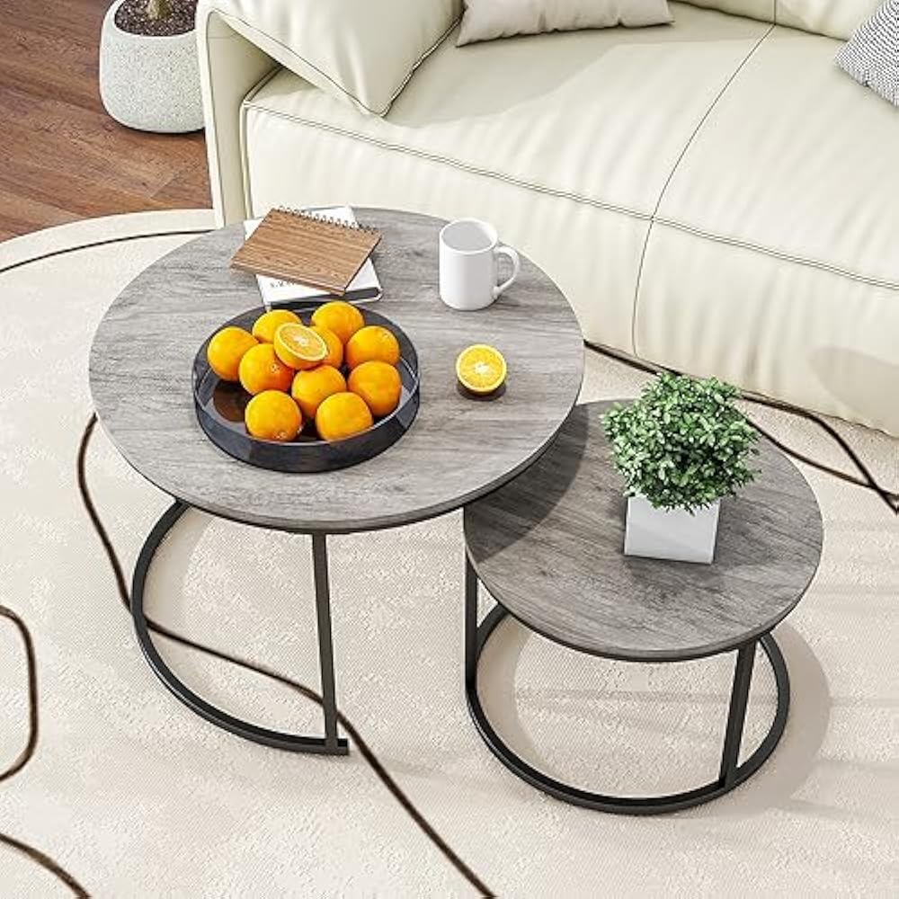 HOJINLINERO Nesting Coffee Table