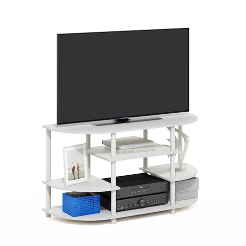 Furinno Jaya TV Stand, 4-Tier Corner
