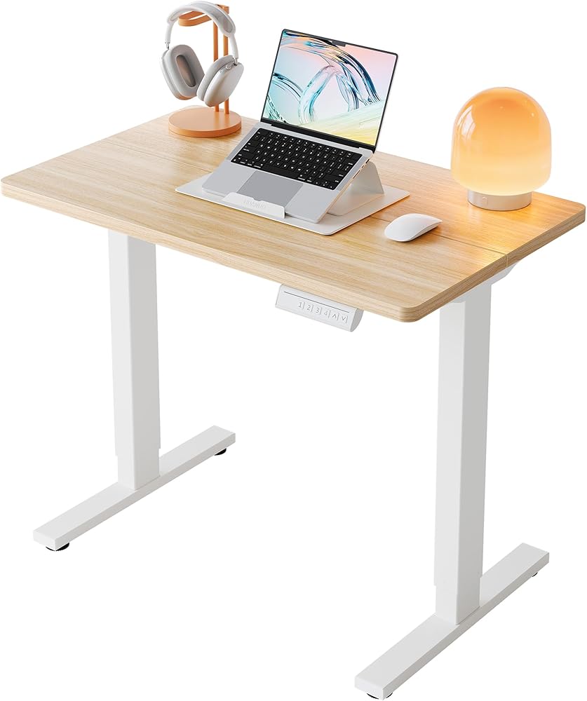 HUANUO 32-inch Small Electric Standing Desk