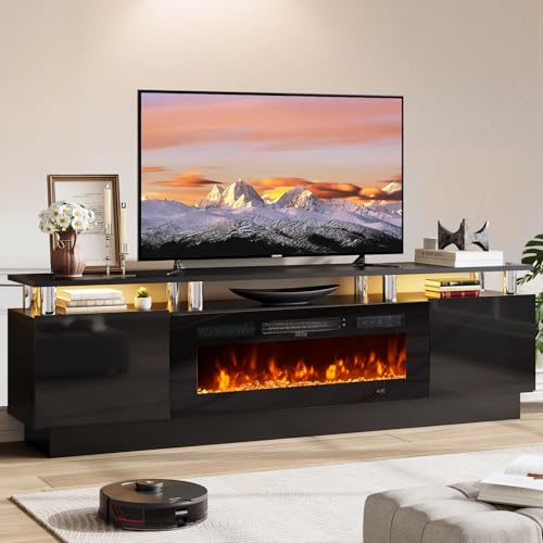 OneBlis Fireplace TV Stand