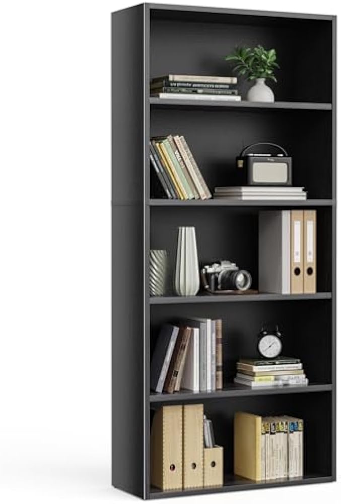 Sweetcrispy 5-Shelf Bookcase