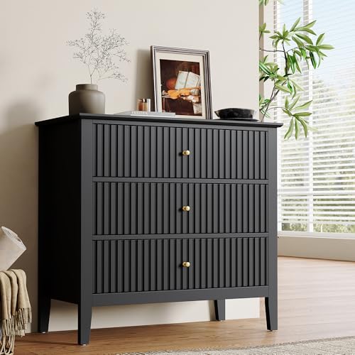 RoyalCraft Fluted 3-Drawer Dresser