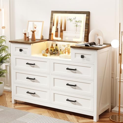 BROTTAR Farmhouse Dresser with Mirror