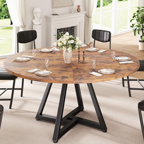 Jocoevol 51" Black Round Table