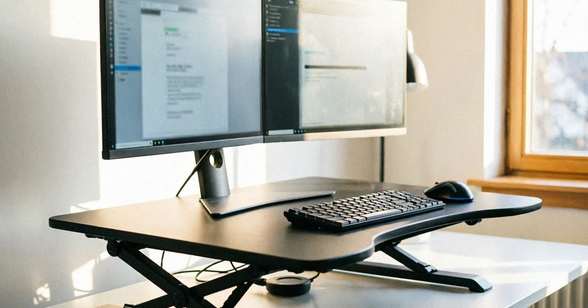 Best Standing Desk Converters 2026: 8 Top Picks